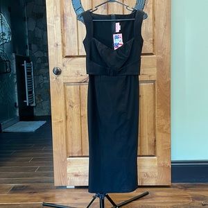 PinUp Couture Black Wiggle Dress Size Medium New With Tags